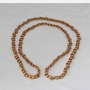Christian Dior 36” gold chain